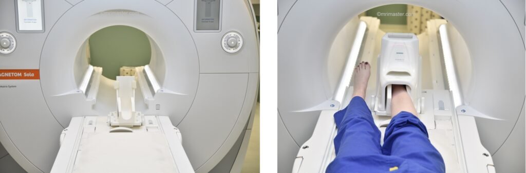 MRI ankle positioning