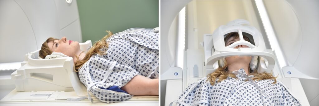 MRI face positioning